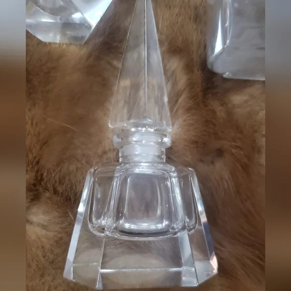 Vintage Crystal perfume bottles Empty France USA - Picture 7 of 15